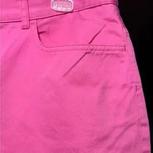 Chaps | Pants & Jumpsuits | Chaps Womens Bright Pink Straight Leg Capri ...